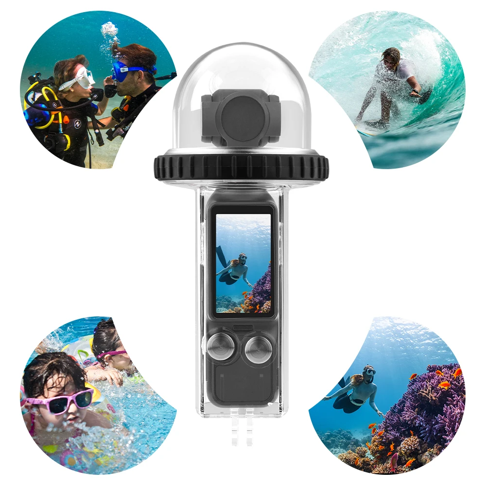 Suitable for DJI OSMO POCKET 3 waterproof case camera 40 meter diving protective cover accessories