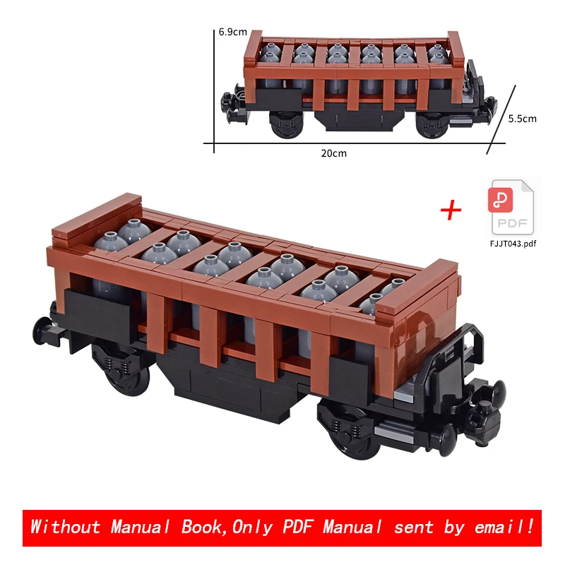 Moc Stad Technisch Idee Trein Basis Spoorweg Zwavelzuur Tanker Auto Voertuig Bouwstenen Kids Diy Speelgoed