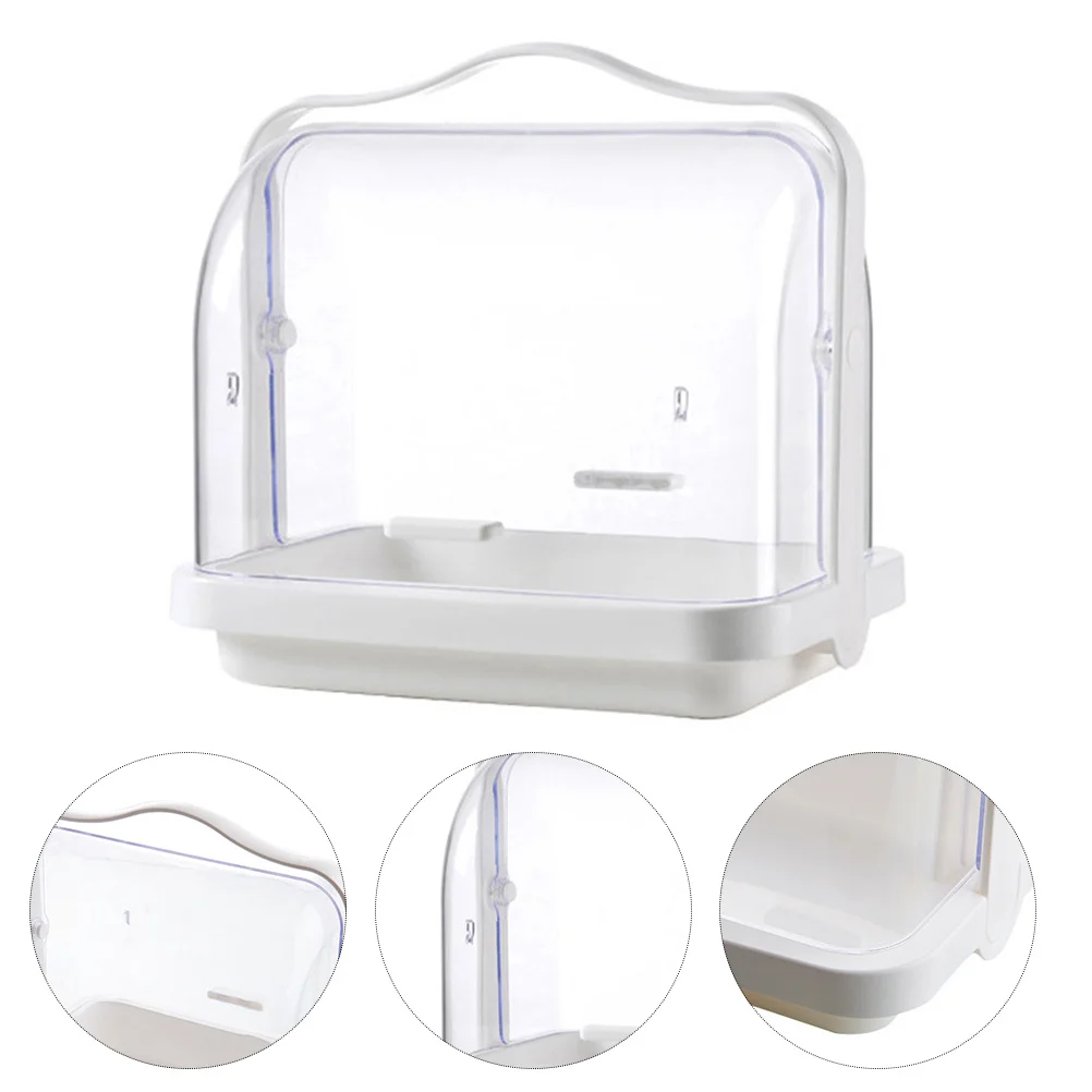 

Прозрачный ящик для хранения 6,5 л, пылезащитный органайзер для детской утвари, сушильный контейнер для детской бутылочки для кормления, чашка для хлеба