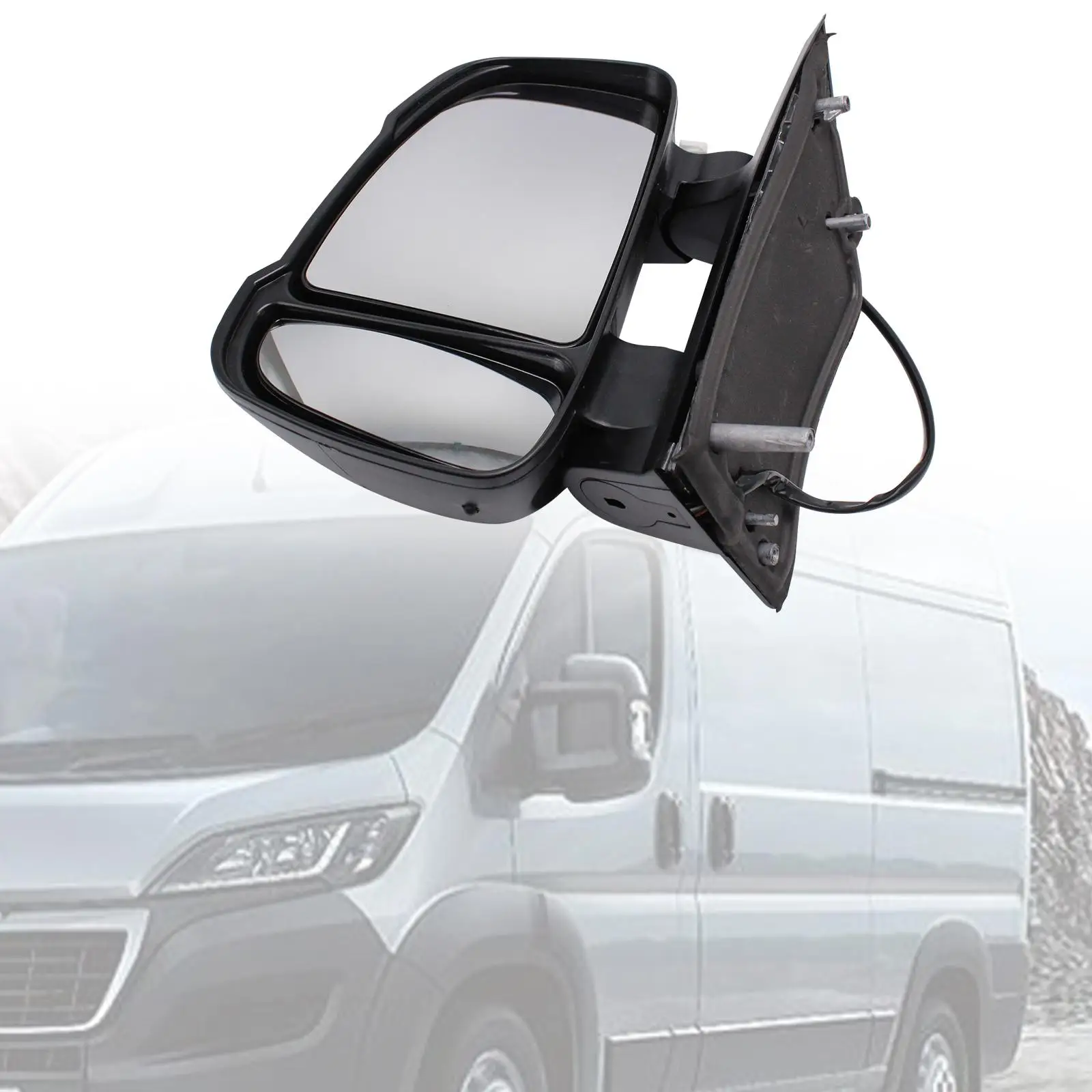 

OEM Quality Car Side Mirror Glass 7701061191 Left for Peugeot Boxer Fiat Ducato 2006-2023 - Replacement Convex Wide Angle View