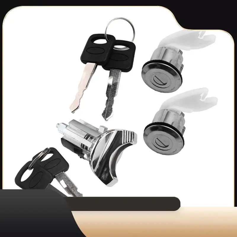 

A13Z-Ignition Switch Door Lock Cylinder Key F2UZ1522050A F3TZ7822050B For Ford Aerostar Bronco Pickup F150 F250 F350