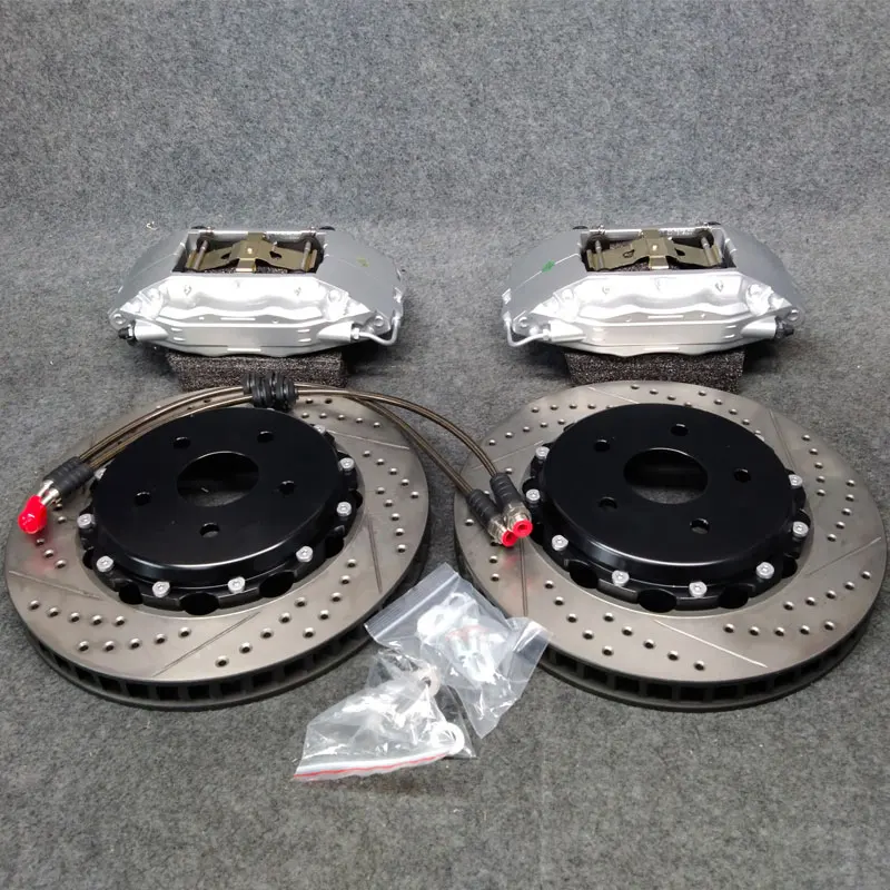 Factory Customize 4 Pot BIg Brake Caliper with Drilled and Soltted Disc Kits for BMW E46 E36 E85 E86