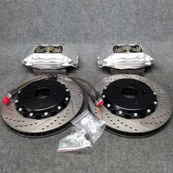 Factory Customize 4 Pot BIg Brake Caliper with Drilled and Soltted Disc Kits for BMW E46 E36 E85 E86