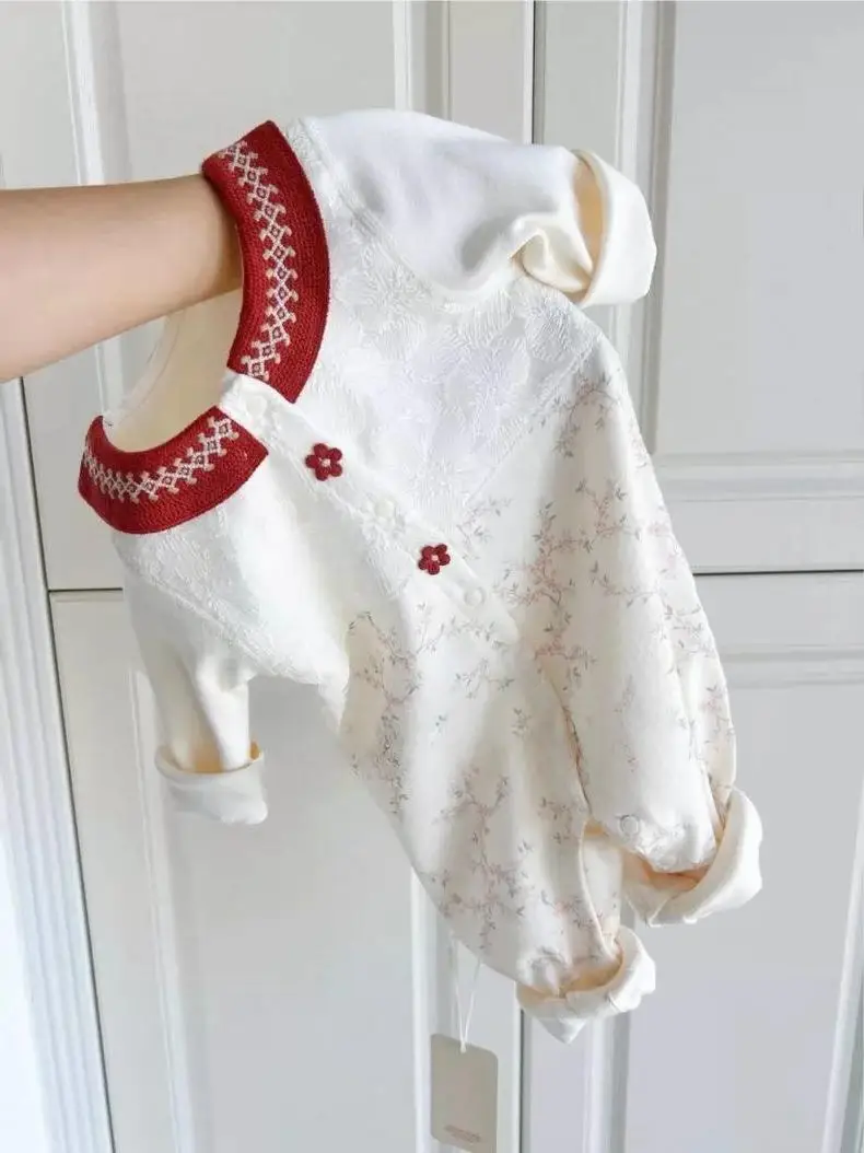 

Одежда для новорожденных: хлопковые штаны класса А с высокой талией для весны, осени и круглого года, базовый слой, нижнее белье