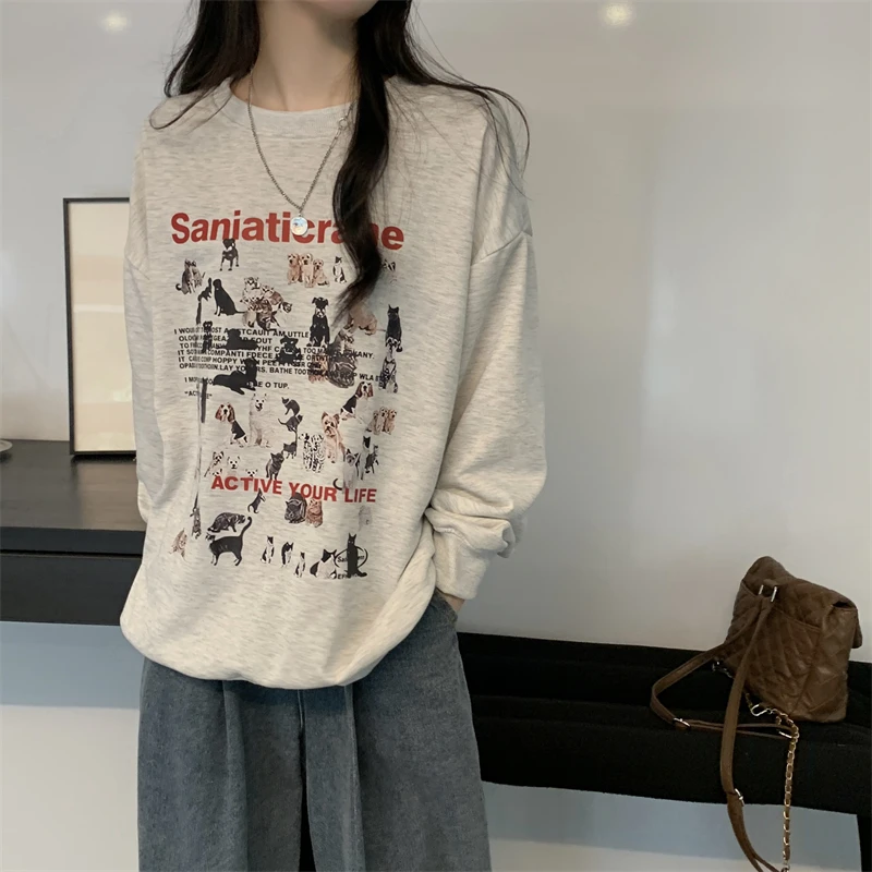 hahayule Saniat Western Funny Graphic Tops Autumn Woman Rodeo Cowgirl Country Music Sweatshirt Hoodies Long Sleeve