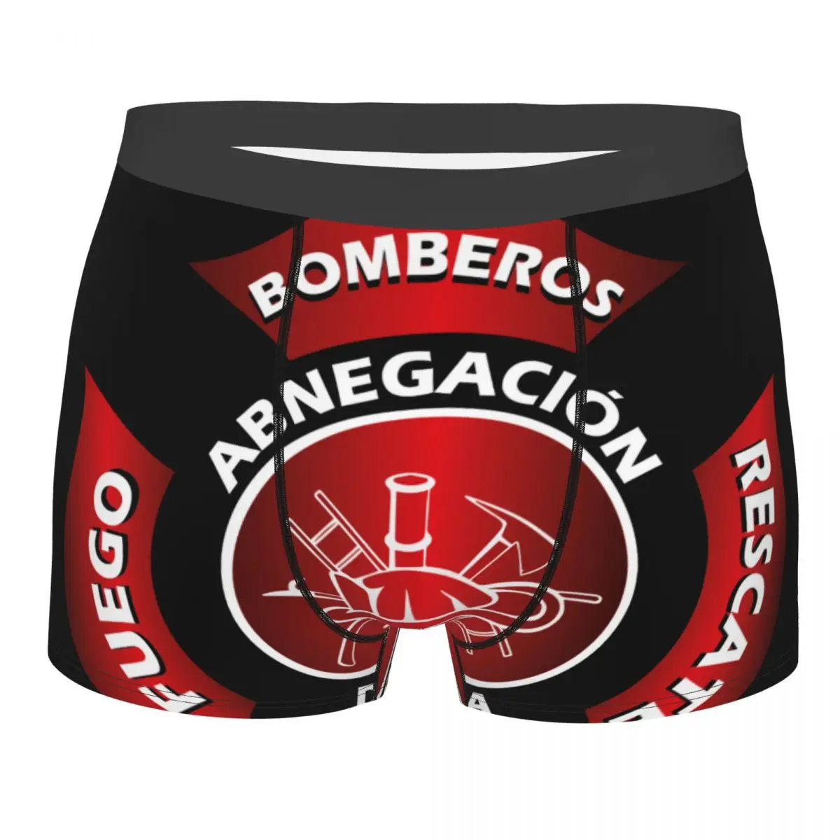 Bomberos Firefighter Underwear Male Printed Custom Fireman Fire Rescue Boxer Shorts Panties Briefs Breathable Underpants