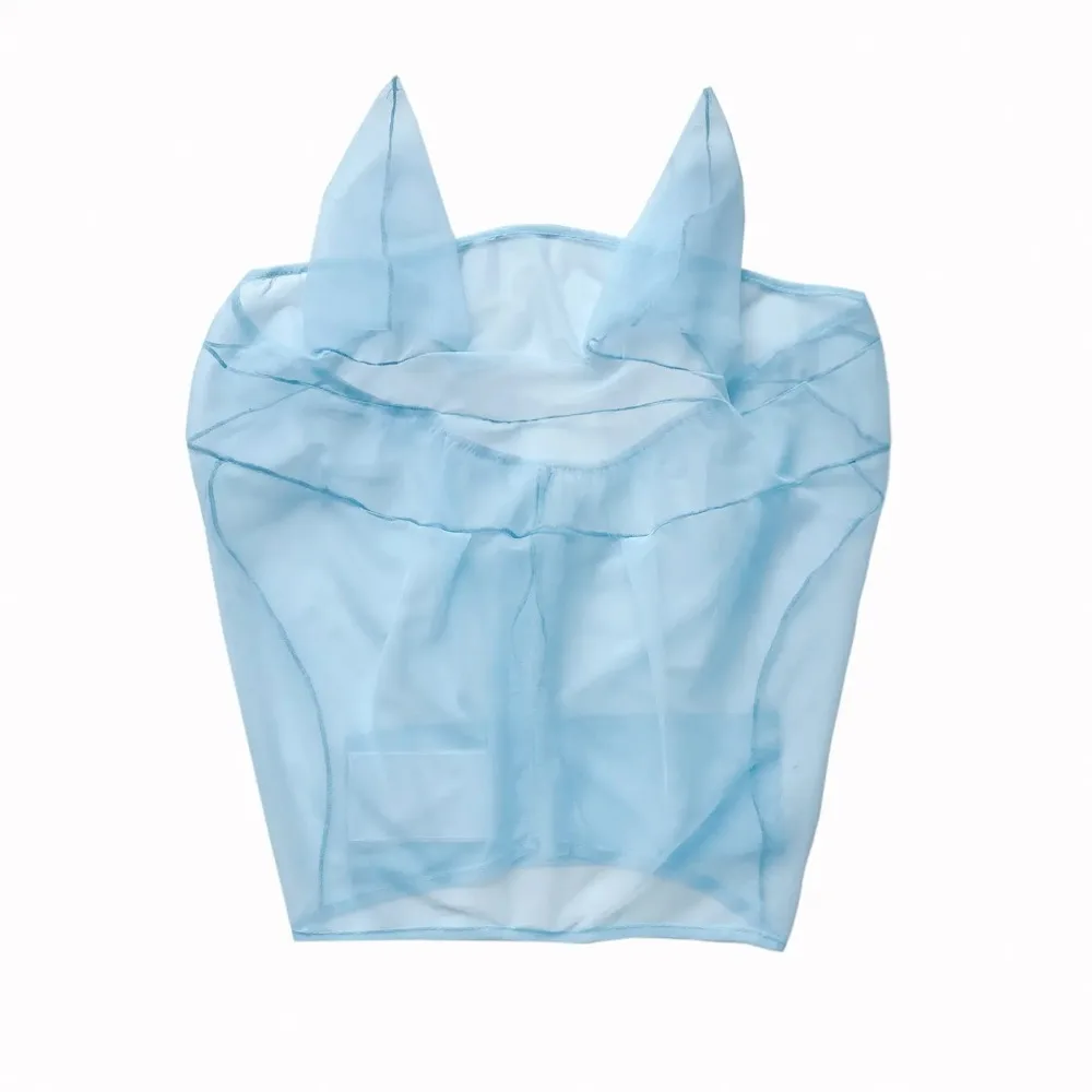 Breathable Mesh Horse Fly Mask Anti-Mosquito Wind Sand Protection Horse Head Cover Sunshade Fly Bite Protection Horse Mask