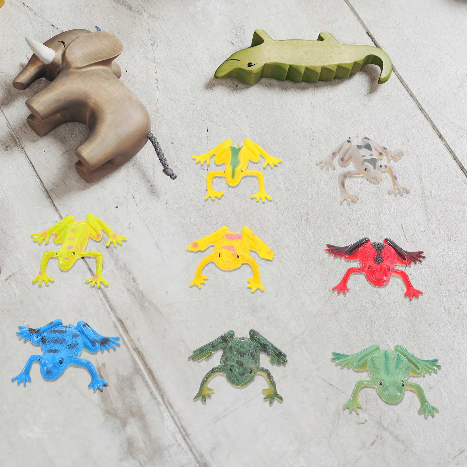 

36 Pcs Cute Frog Figurine Baby Toy Amphibians Toys Fairy Garden Decor Funny Animal Model Artificial