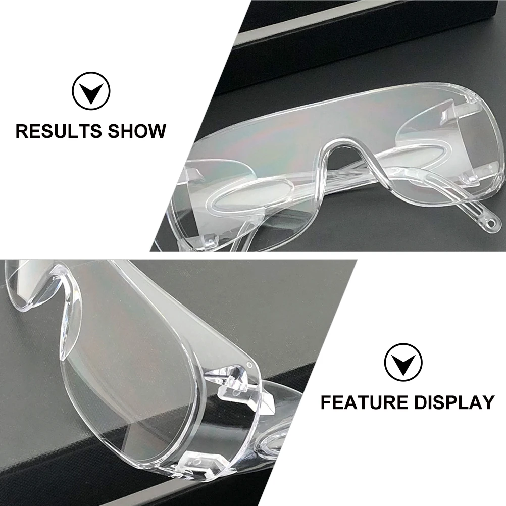 

2 Pair Protection Goggle Wind-resistant Glasses Riding Eyeglasses Goggles Outdoor Protective Eyewear Skiing Plastic Material