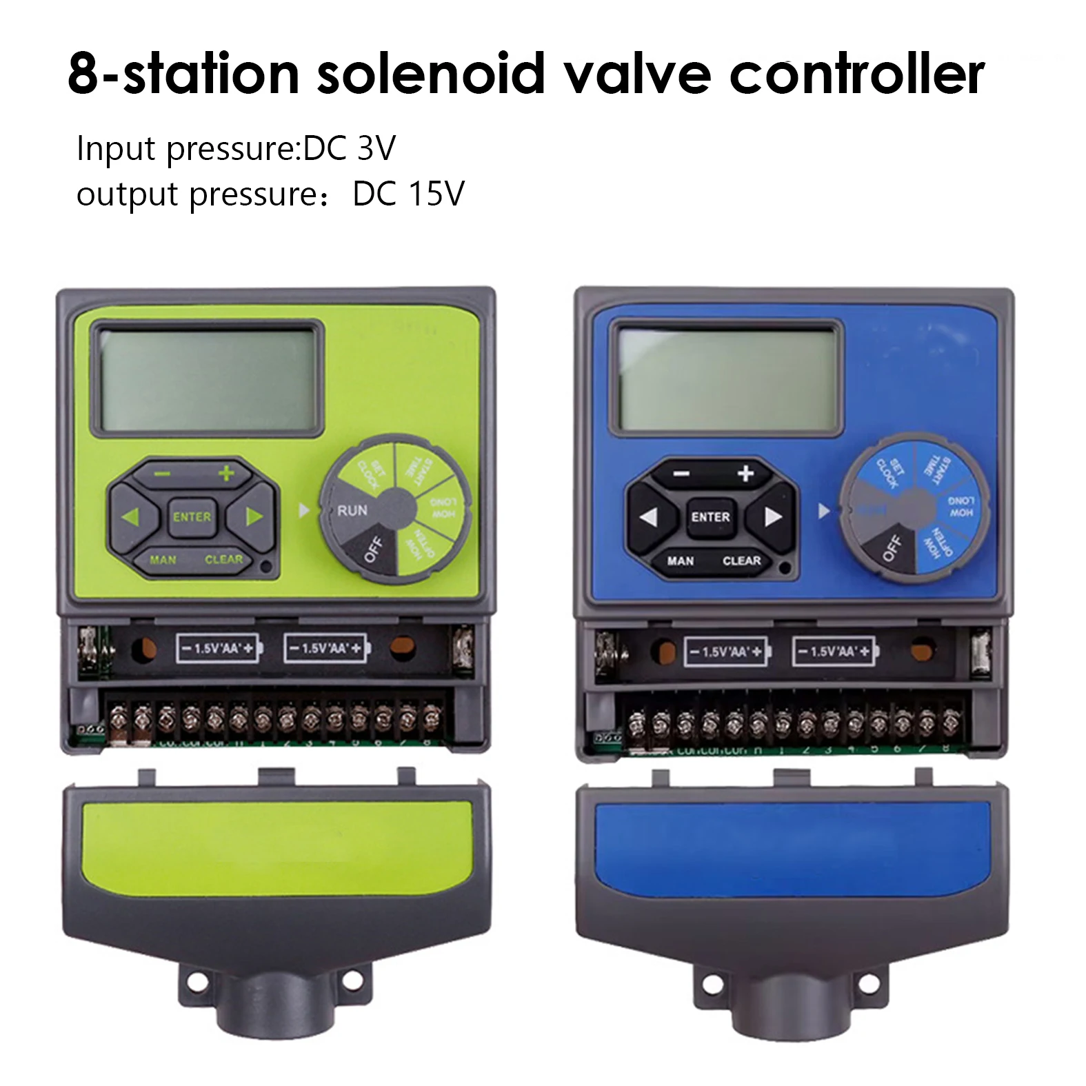 

Intelligent Solenoid Valve Controller 8Station Web-Based I-Phone Android App Expandable to 16 Zones Farm Irrigation