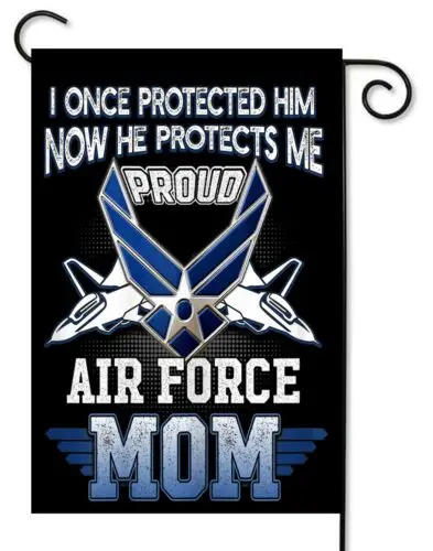 Proud Air Force Mom (Son)  Garden Flag * Top quality * Double Sided