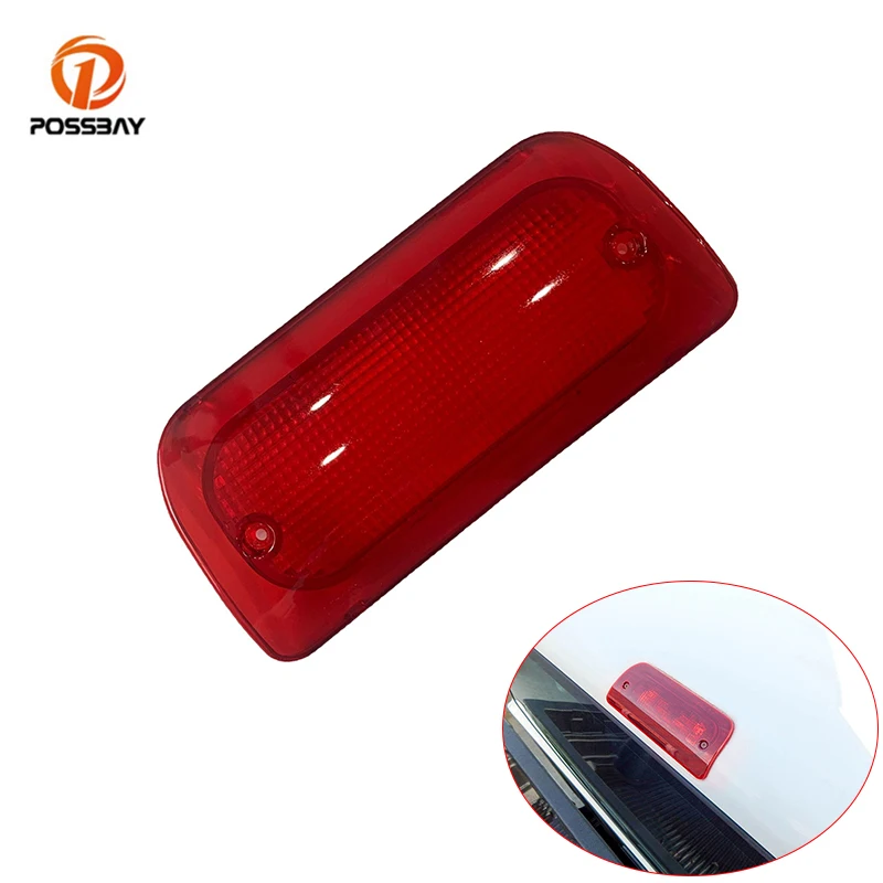 Car Third High Level Brake Light Cover Taillight Stop Signal Lamp Reflector Red Shell for Chevy S-10 and GMC Sonoma 1994-2004