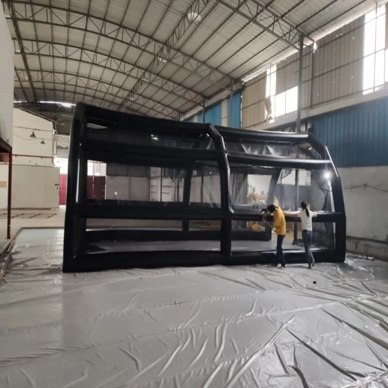 Outdoor suspended glass telescopic large canopy simple space capsule