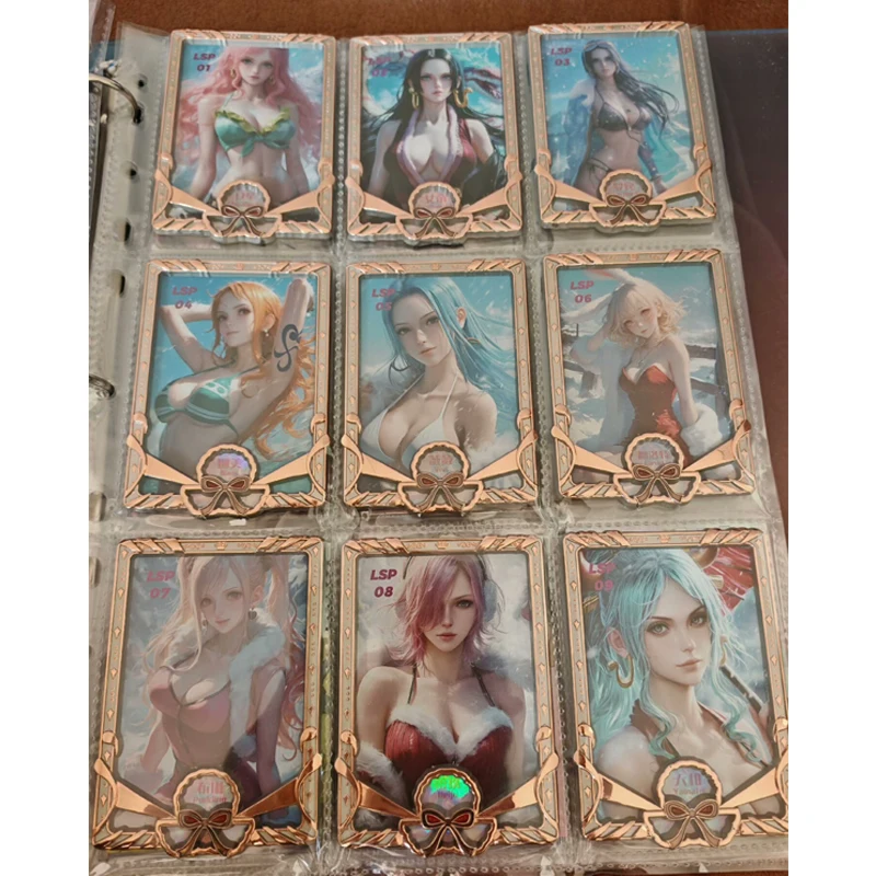 

Аниме One Piece LSP Набор карт Хэнкок Нами Ямато Виви Робин Морковь Коллекционные карты Рождественские подарки на день рождения Детские игрушки