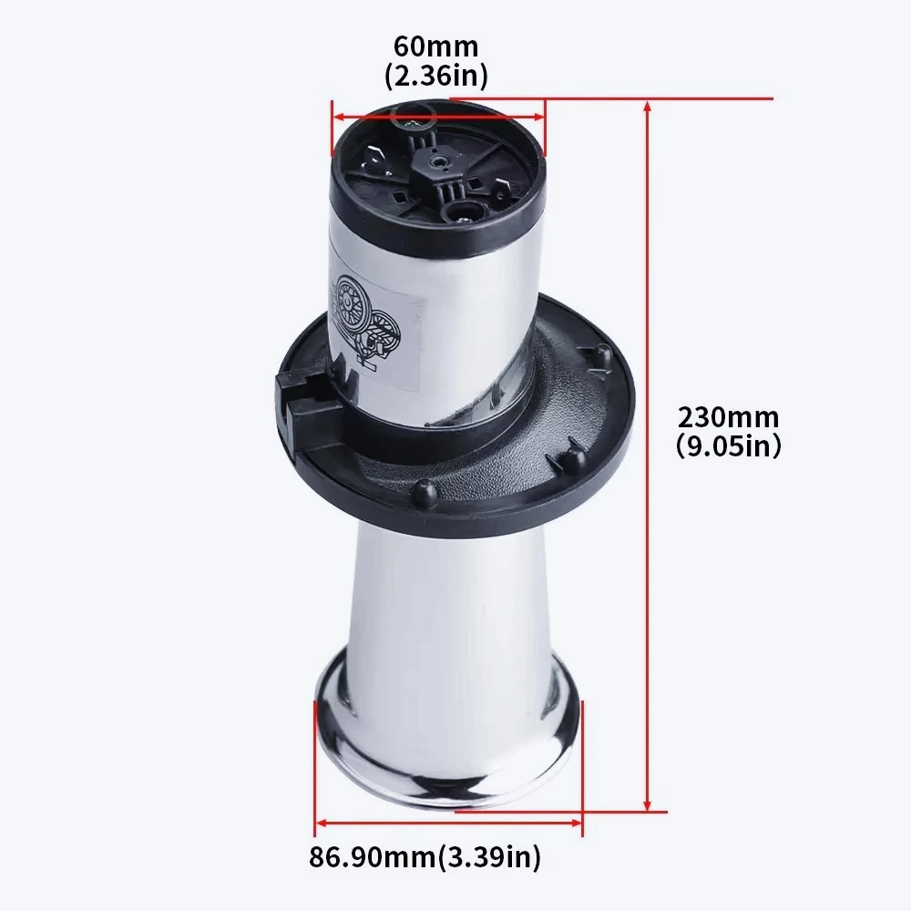 

Z45-Car Air Horn Antique Ahooga Klaxon 12V Vintage OO-GA Classical for Ford Model T Style Old School Chrome 115dB Motorbike
