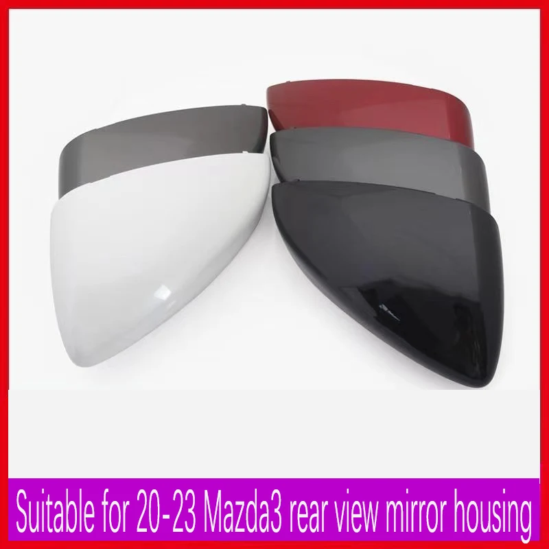 Auto Parts Exterior mirror cover Rearview mirror housing painted color for Mazda3 Axela 2020 2021 2022 2023