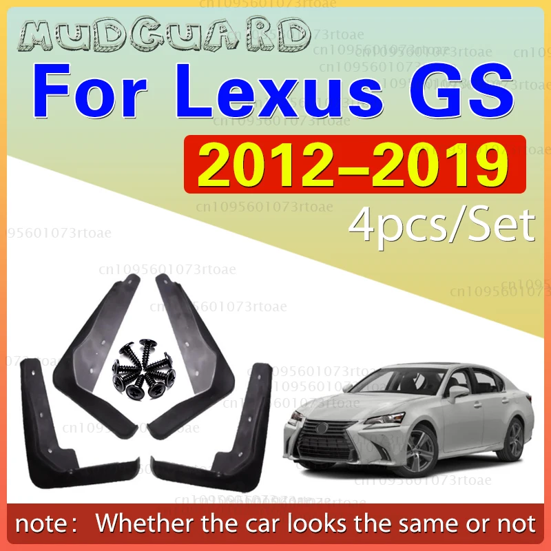 

For Lexus GS GS200 GS250 GS300 GS350 GS450 L10 2012 - 2019 Mudflaps Splash Guards Mud Flap Mudguards Fender Set Mud Flaps