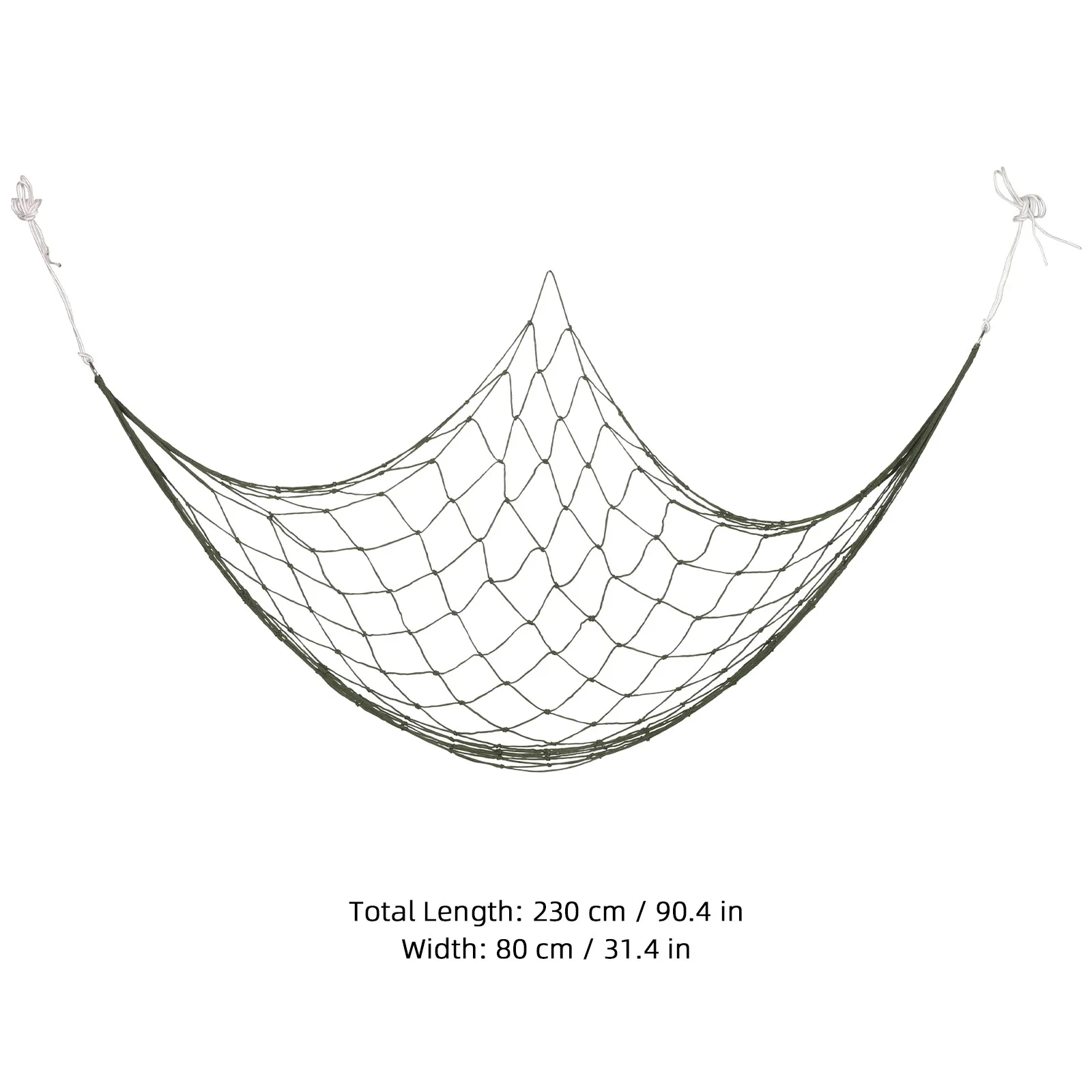 Mesh Camping Swing Hammock Olive Green Hanging Bed for Backpacking Backyard Garden Patio Outdoor Travel Relaxation Camping