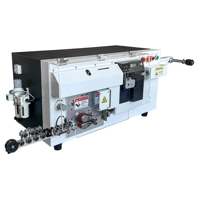 

Fully automatic line cutting, line cutting through number tube machine, computer program control, peeling sleeve inkjet printer