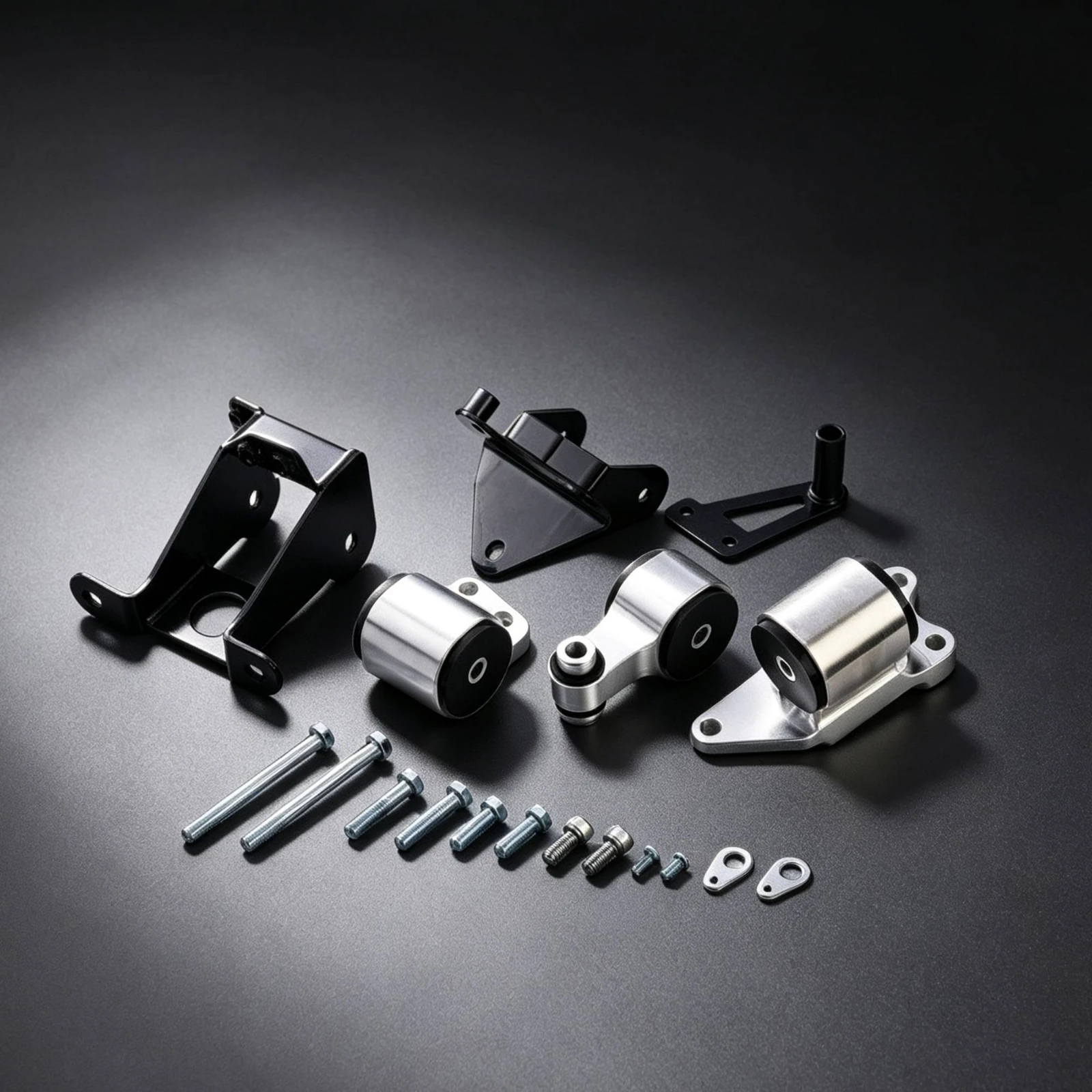 Engine Mount Swap Kit Machined Engine Swap Mount Kit Robust AllComplete for Car Enthusiasts, Garage Builds