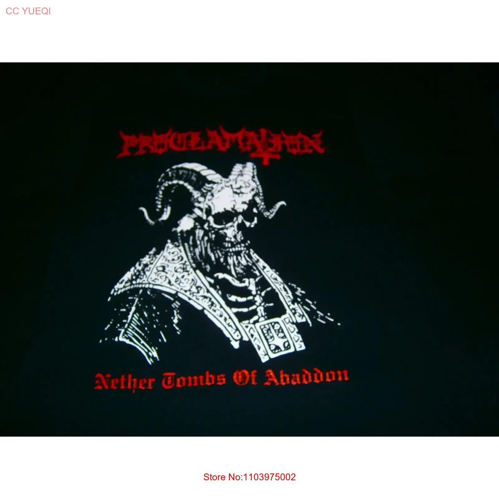 Camiseta PROCLAMATION Nether Tombs of Abaddon, estilo vintage, cómoda, versátil, elástica