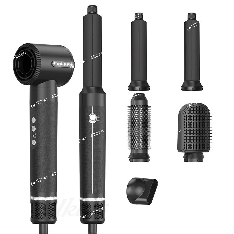 

High speed seven in one hot air comb, automatic curling iron, dual purpose straightening device, electric hair dryer