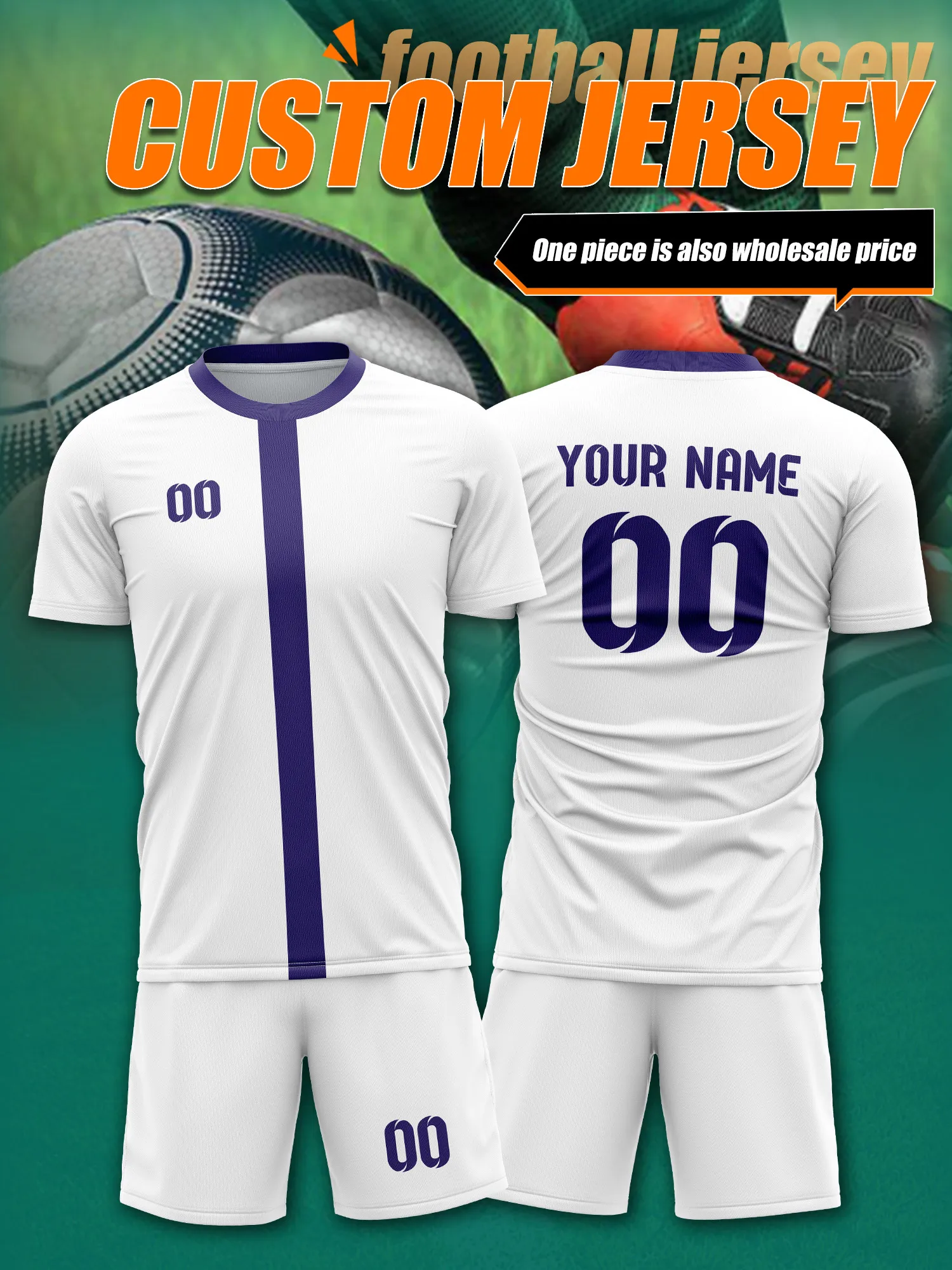 

Футбольная майка с индивидуальным изображением, номером и именем, влагоотводящая подкладка, быстросохнущий внутренний слой с защитой от пота, одежда для футбольных матчей