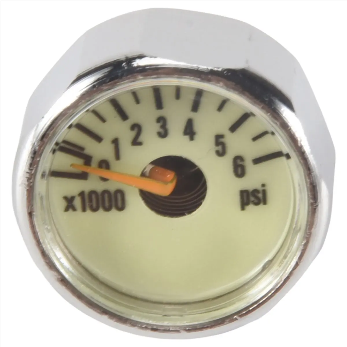 Nieuwe Duikfles Manometer 1 Inch Gezicht 350 BAR/5000 PSI 7/16 Inch-20UNF Threads-A50M