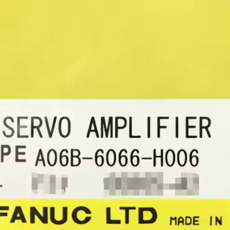 

A06B-6066-H006 New Fanuc Servo Driver IN STOCK Fast ship