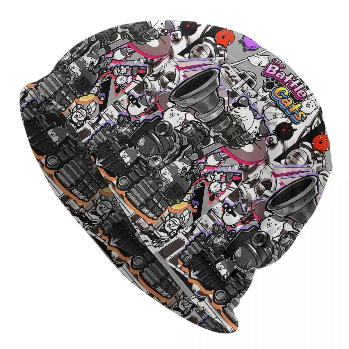 Battle Cats Siege Engine Unisex Adult Beanies Caps Knitted Bonnet Hat Warm Hip Hop Autumn Winter Outdoor Skullies Hats