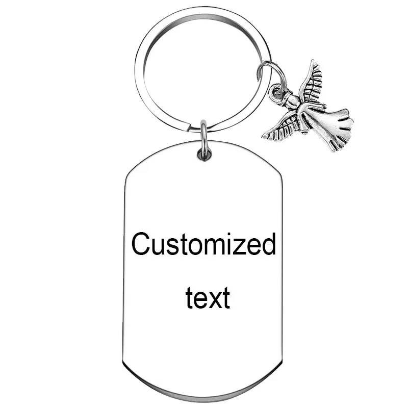 

Personalized Custom Keychain Mom Angel Key chain Memorial Mom key rings