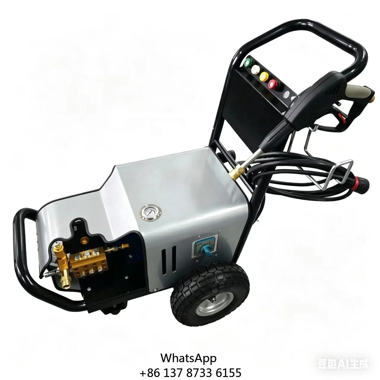 

WEITE 1406C Professional 380V Electric High Pressure Power Washer 1.1KW 7.6LPM 80Bar Cold Water Car Washing Machine