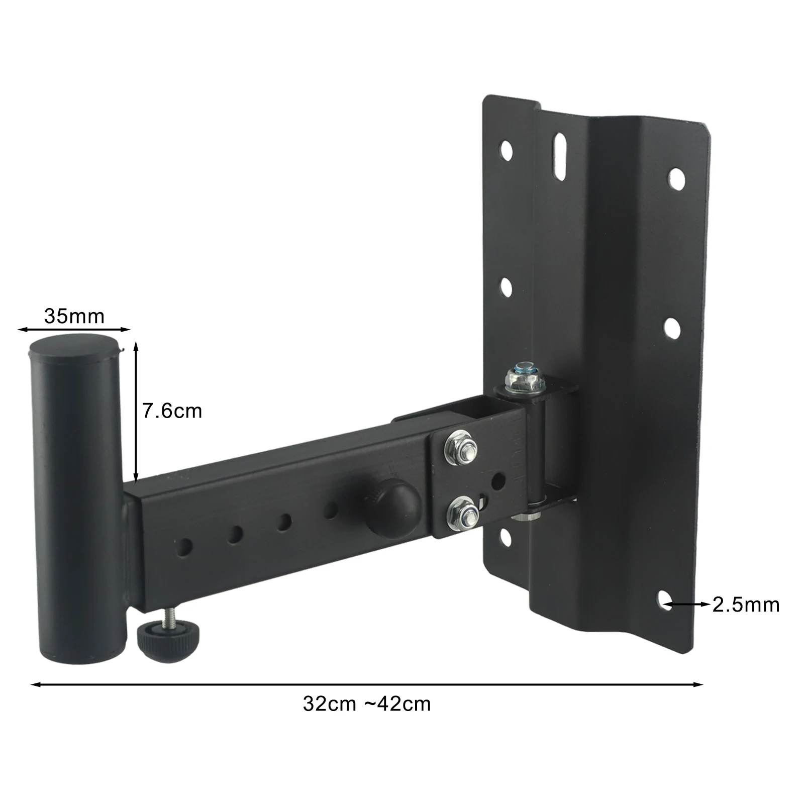 For Studio Monitors Speaker Stand Bracket Speaker Bracket Mount Secure And Reliable Support Stainless Steel Construction