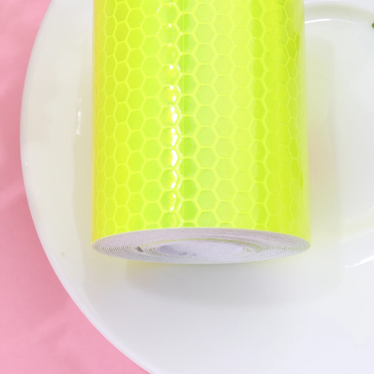 Reflective Tape Sticker Waterproof Warning Strips Trailer Reflectors Car Safety Mark Honeycomb Pattern Long Life