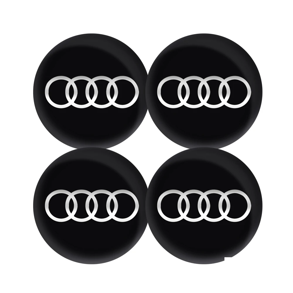 56/60/63/65/68mm Auto Wielnaafdoppen Embleem Naafdop Badge Stickers Decoratie voor Audi Sline A1 A2 A3 A4 A4L P 8V 8L RS RS3 RS4
