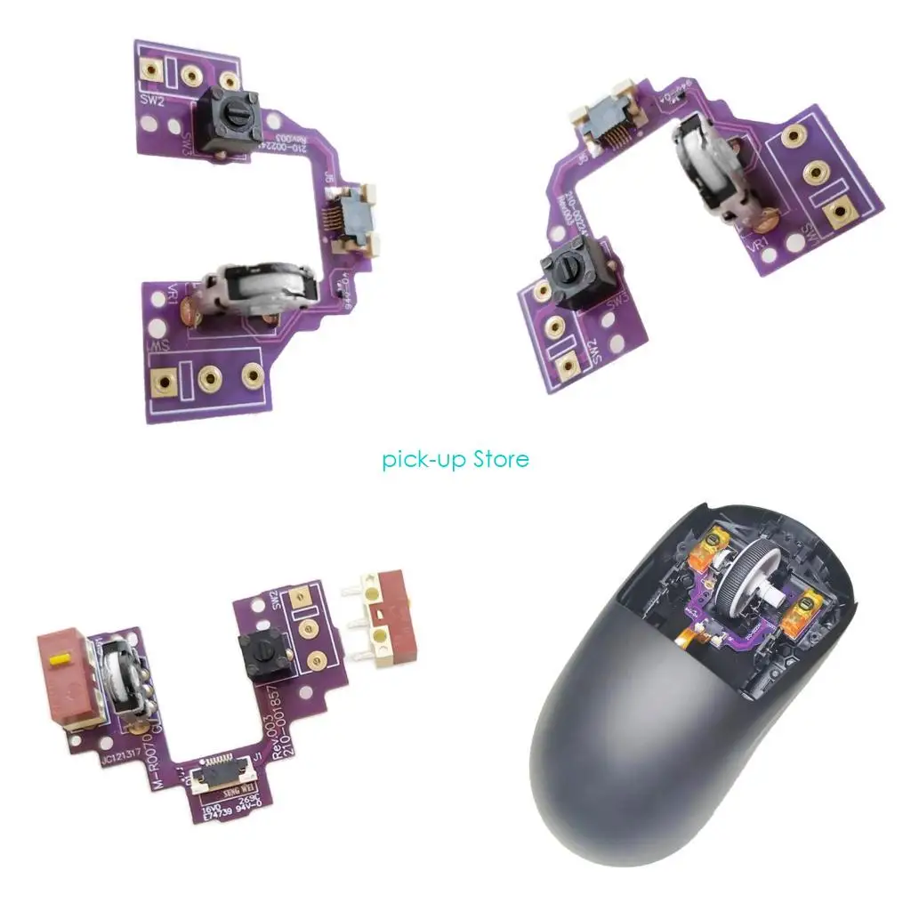 

Q5WA PCB Board Button Board For GPX WeldingFree for GPROX Superlight Mouse Hot swap With Silver Mouse Encoders