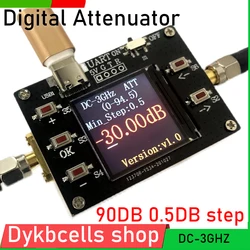 DC-3GHZ 90DB pas statistique silencieux contrôle 0.5dB étape LCD affichage TTL rangée Championnats RF jambon Radio Amplificateur