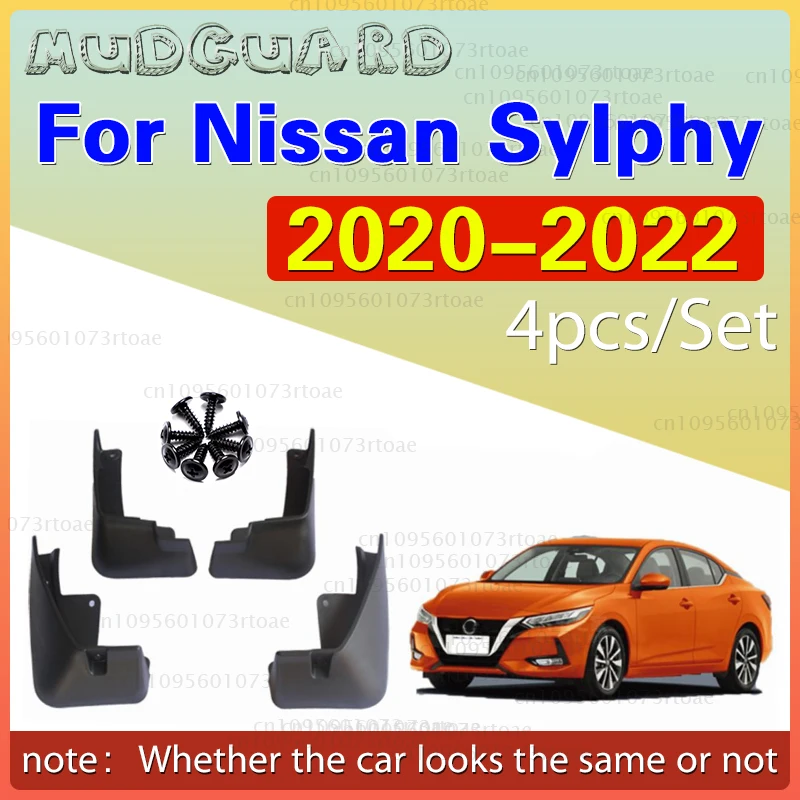 

For Nissan Sylphy 2020 - 2022 2021 Fender Mudguard Mud Flaps Guard Splash Flap Mudguards Car Accessories