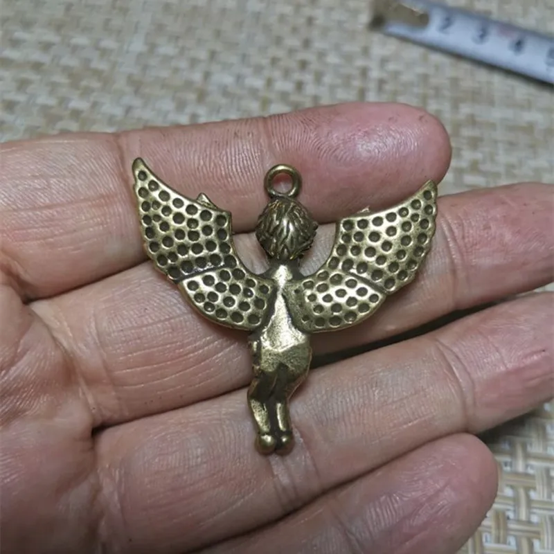 Classic Angel Pendant Necklace Handmade Angel Prayer Pendant Long Chain Necklace Men Women Jewelry Anniversary Gifts