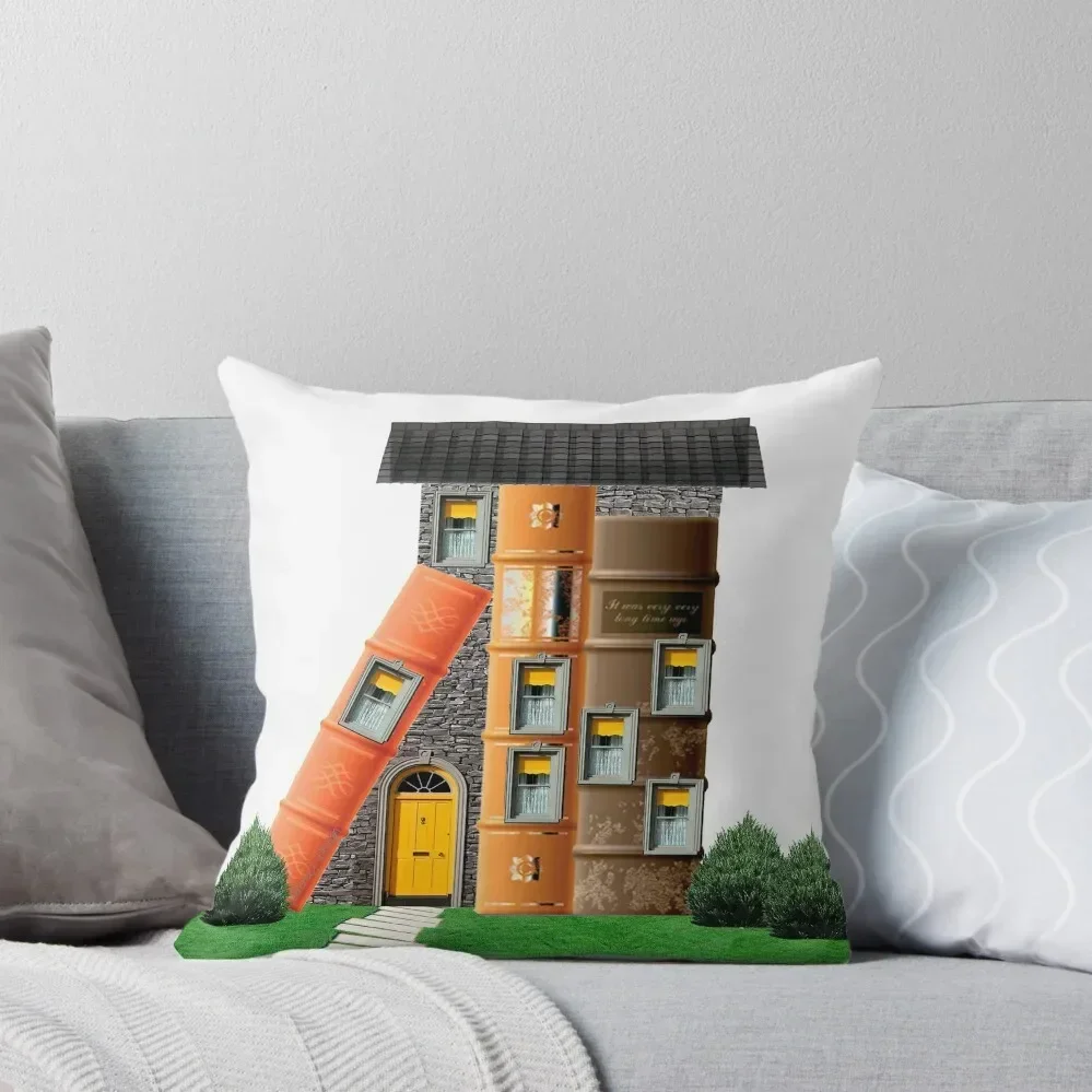 Story Book House Throw Pillow Christmas Pillow Covers Custom Cushion pillow