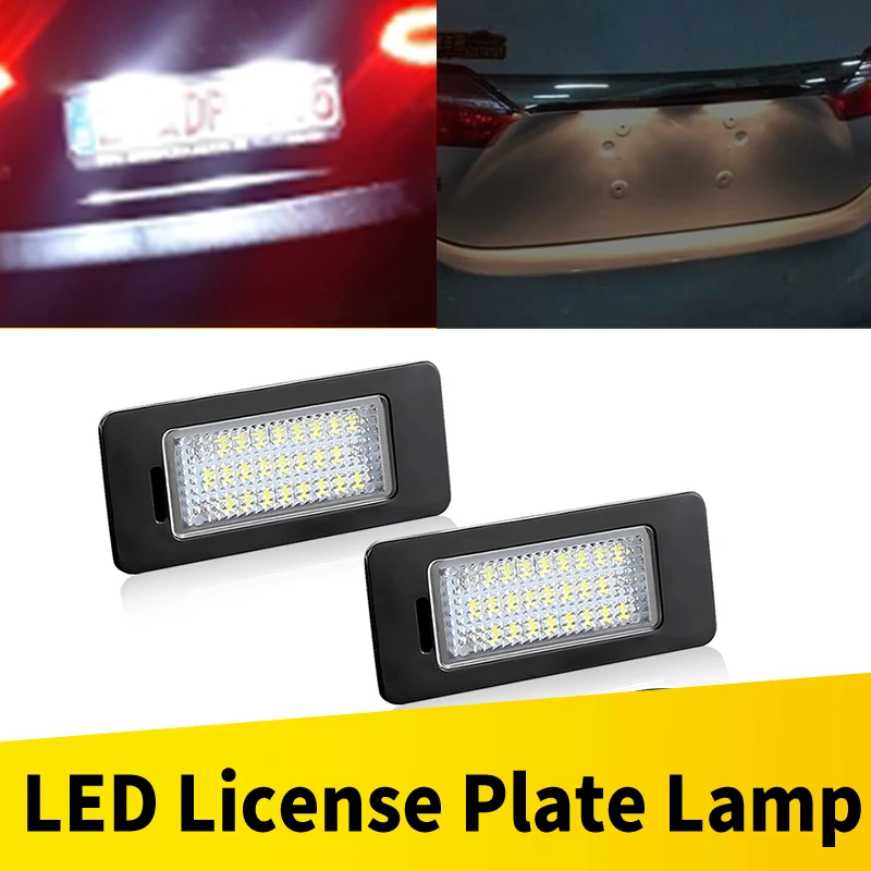 

2X для VW (Golf Passat MK6/7) для Audi (A1/3/4/6) для Skoda Octavia OEM # 5N0943021 12 В Canbus безошибочный светодиодный светильник номерного знака