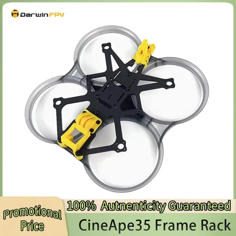 

DarwinFPV F435 45A AM32 AIO Flight Controller W/ ICM42688P – Plug & Play for 5" FPV Freestyle Drone RC Parts