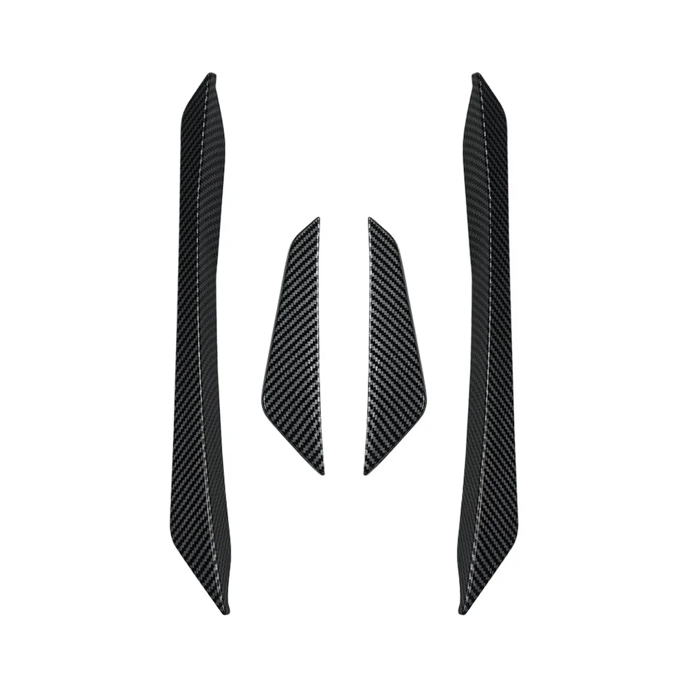 /Front /Bumper /Lip Splitter Side Spoiler Cover Trim For For BMW F44 for M Sport 2020 2021 2022 2023 2024 Piano Black Carbon