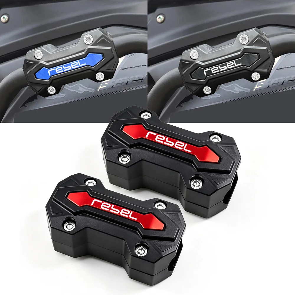 Motorcycle Engine Frame Bumper Block Crash Bar Protection For Honda Rebel 1100  500 300 250 CMX CMX500 CMX1100 CMX250 Parts