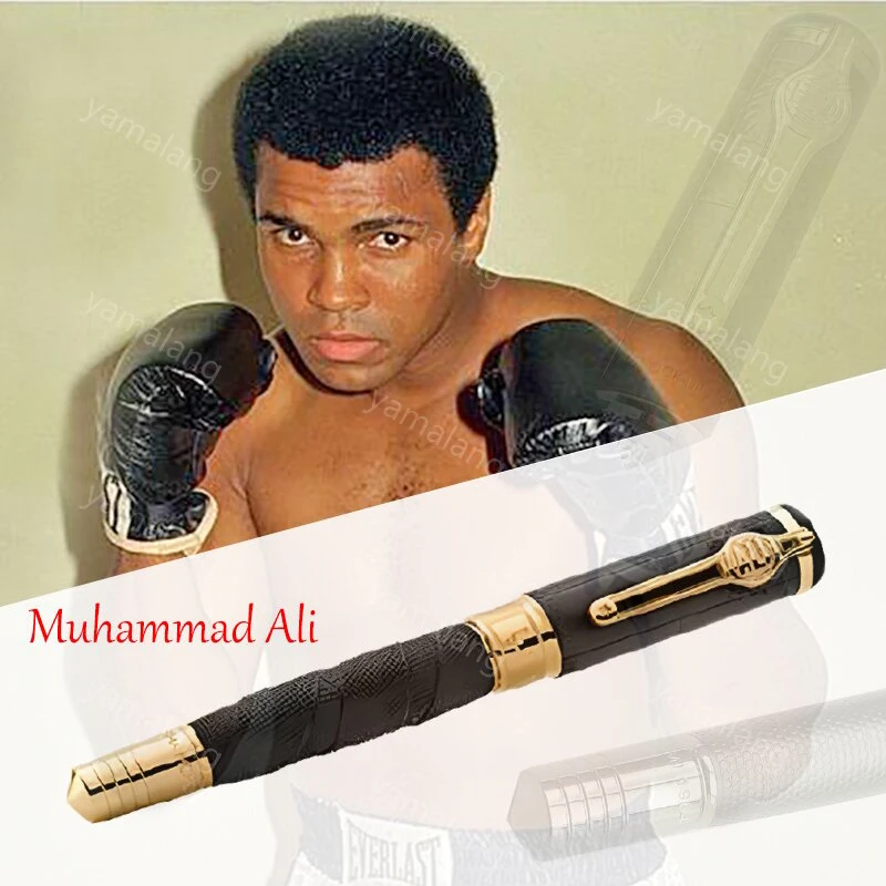 lanlan caneta esferografica classico serie personagens famosos muhammad ali caneta rollerball escritorio e papelaria escolar classico 01