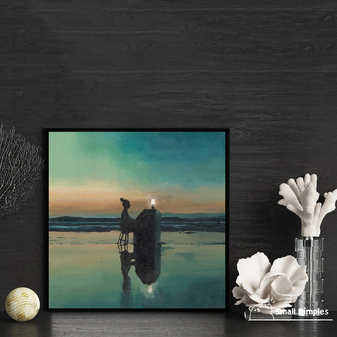 لوحة جدارية FKJ Ylang Ylang EP لألبوم الموسيقى مطبوعة على القماش لتزيين المنزل (بدون إطار)