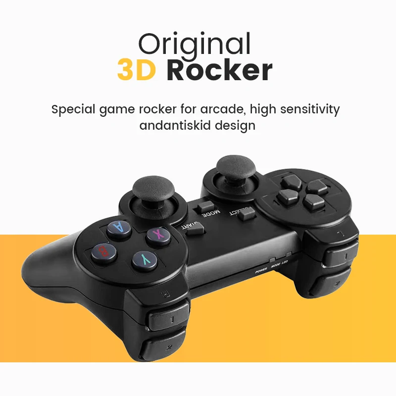 Tolex M8 Retro Video Game Console Simulator Game Stick 4K 10000 Ultra HD Output PS Dendy 2.4G Double Wireless Controller Gamepad