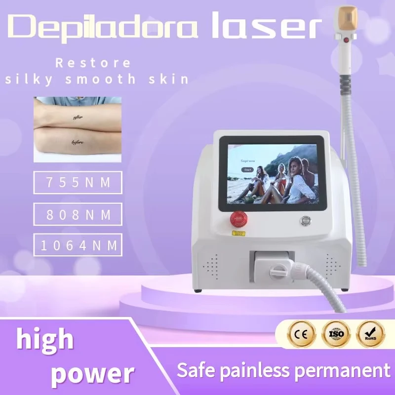 

High Power Alexandrite laser Epilator Ice Platinum Diode Laser3000W PRO Permanent Hair Remover Ice Hair Removal Diode Laser