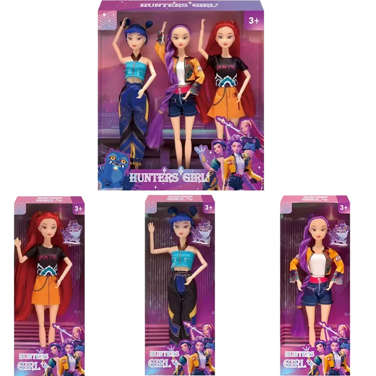 @@ 2025 HOT NEW Anime KPop Demon Hunters poupée vinyle jouet Rumi Mira zoi personnage masque en vinyle figurine cadeau d'anniversaire Fan Club cadeaux