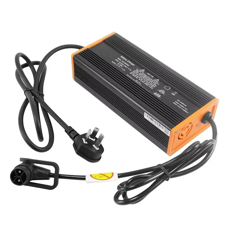 

24V 8A Lithium Battery Charger with Round 4 Holes Plug for Electric Pallet Jack NOBLIFT EDGE PTE15N